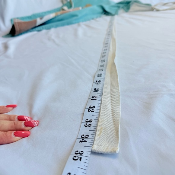 Apron with Cow Print in Green and Brown - Picture 7 of 13